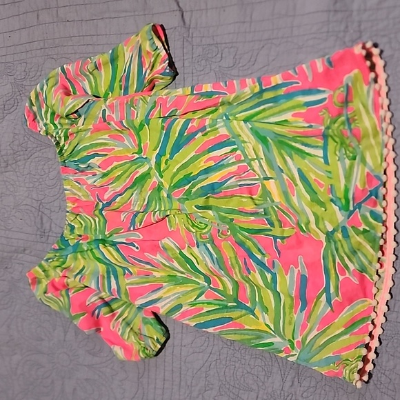 Lilly Pulitzer Other - Palm print Lily cotton dress